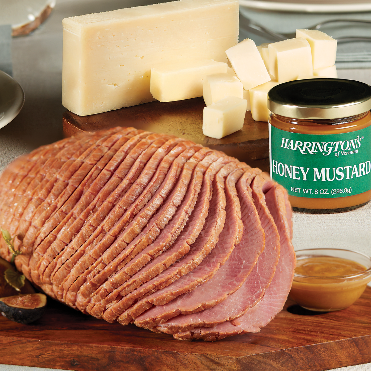 Boneless Spiral-Sliced Ham with Aged Cheddar & Honey Mustard
