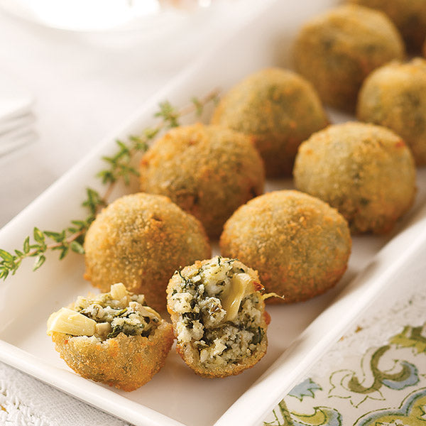 Spinach Artichoke Poppers