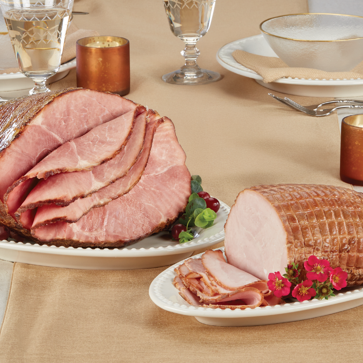 Holiday Feast - Party Ham & Two Turkey Breasts