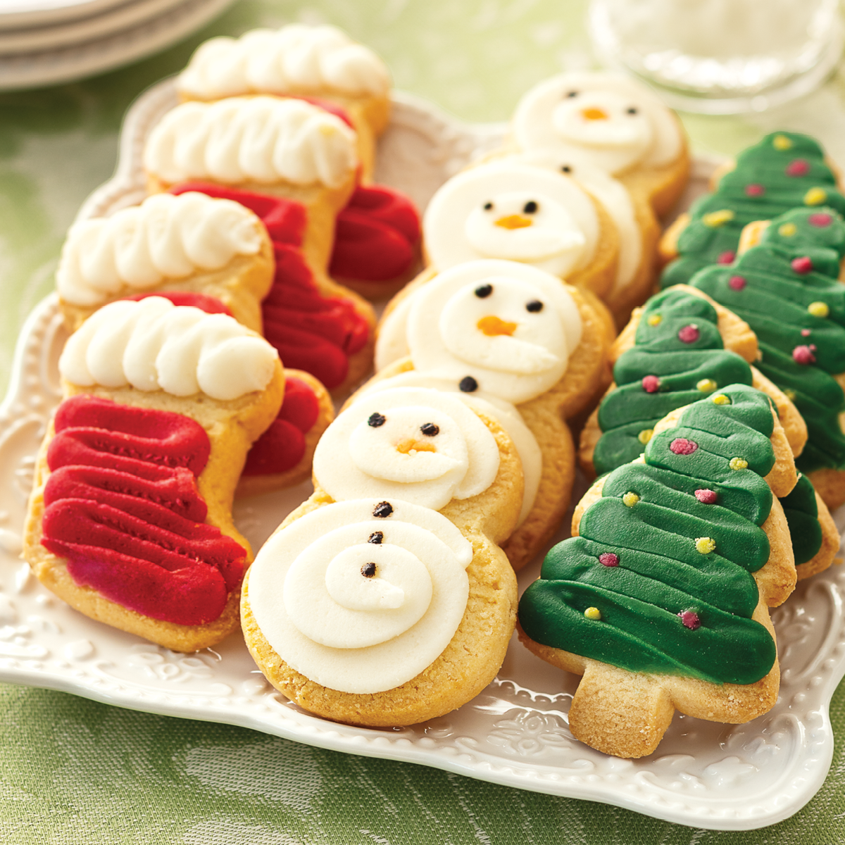 Holiday Frosted Cookies, one dozen