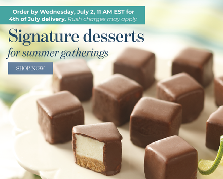 Mobile image of Key Lime Bites covered in chocolate served on a white platter
