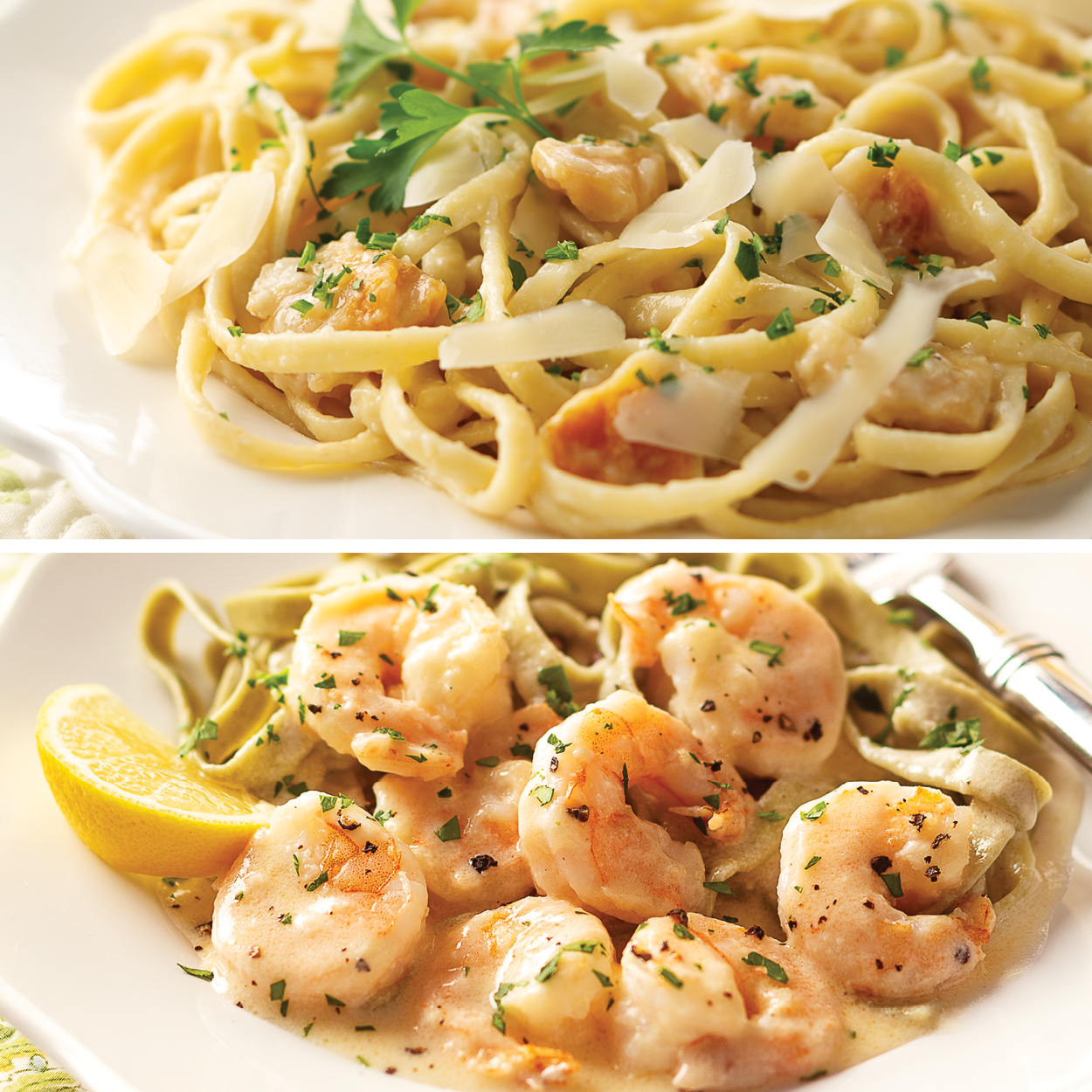 Seafood Pasta Duo