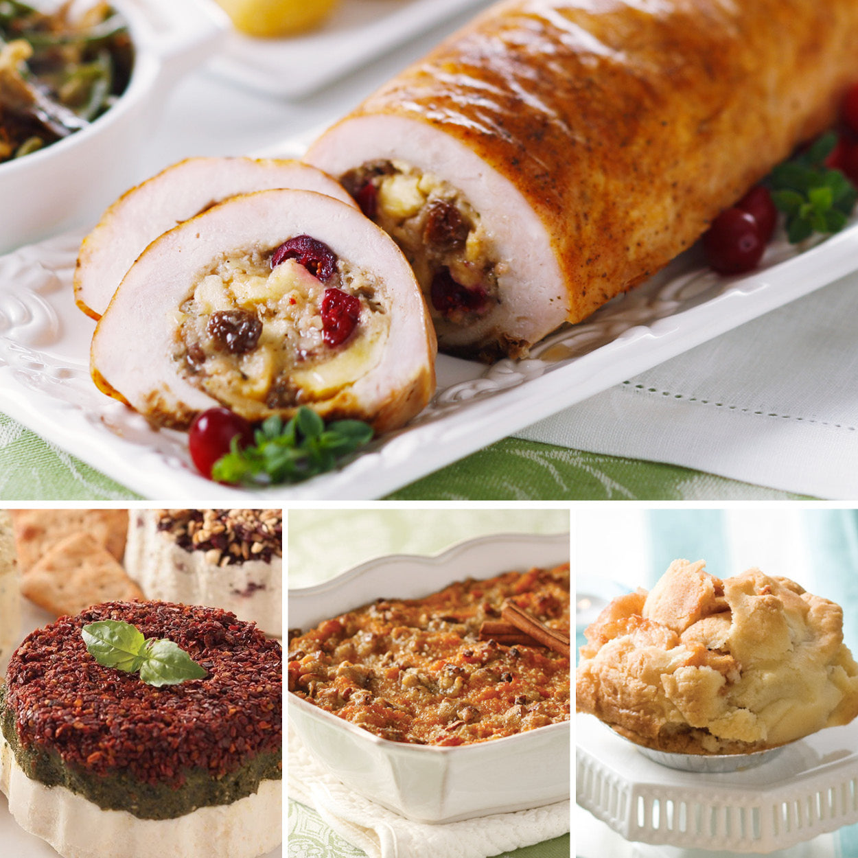 Stuffed Turkey Breast Dinner