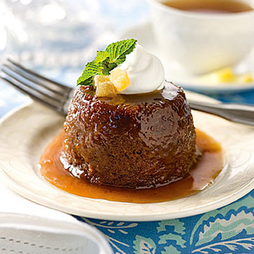 and Sticky Toffee Pudding (bottom right)