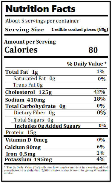 Old Nutrition Label