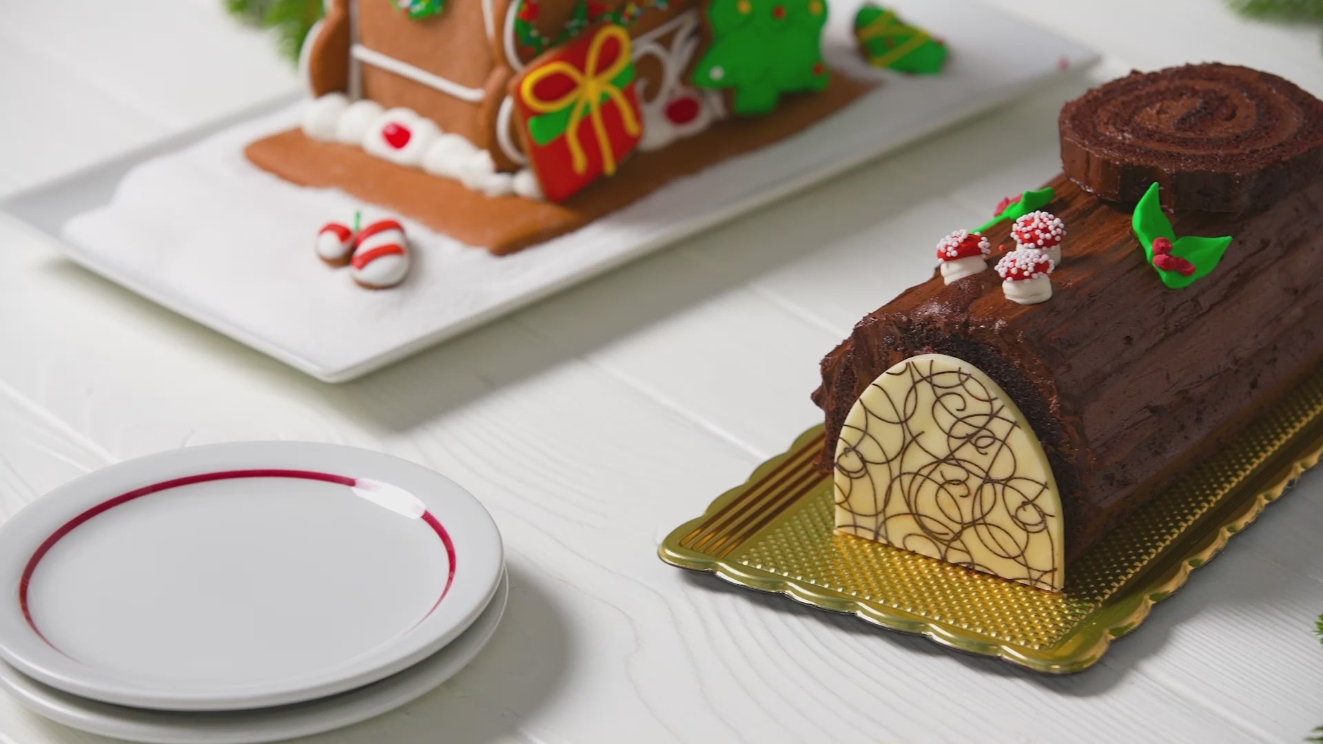 Noël様のご注文ベジです。 Buche de Noel Yule Log Cake Delivery – Chesapeake Bay Crab Cakes